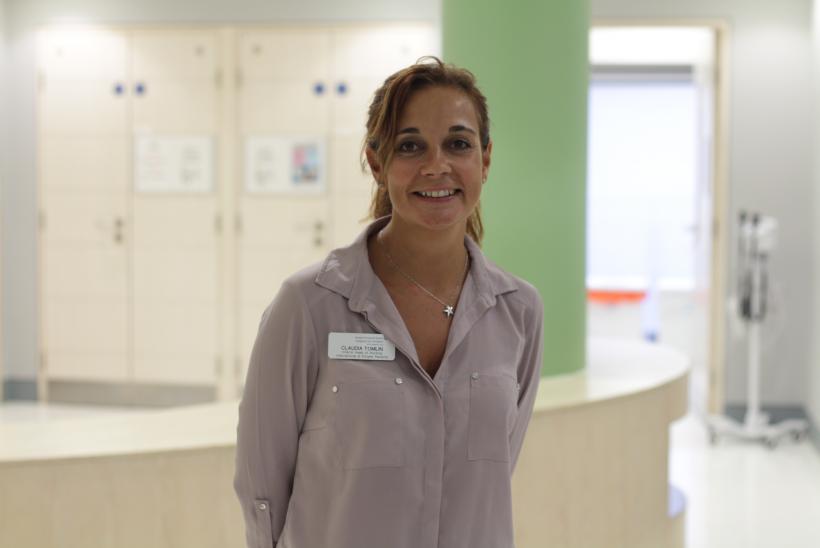 Claudia Tomlin, Interim Head of Nursing, International and Private Patients Division.