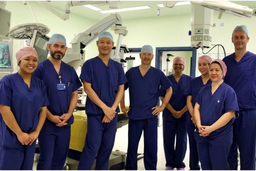 ophthalmology team  