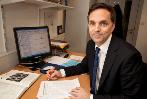 Professor Roposch in his office 