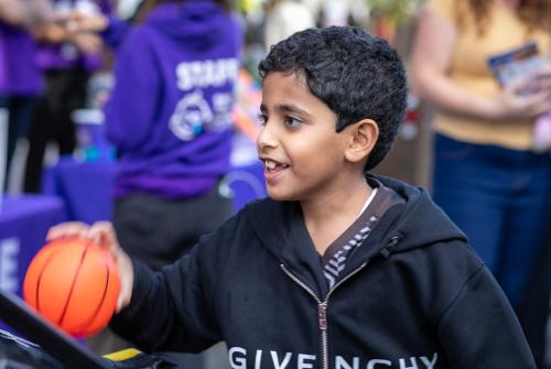 A child at Play Street